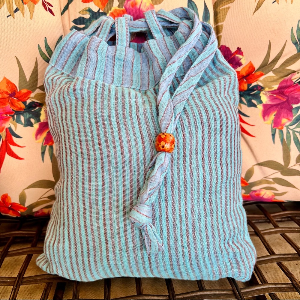 NWOT Ride With Me Striped Trousers with pouch included - Picture 12 of 12